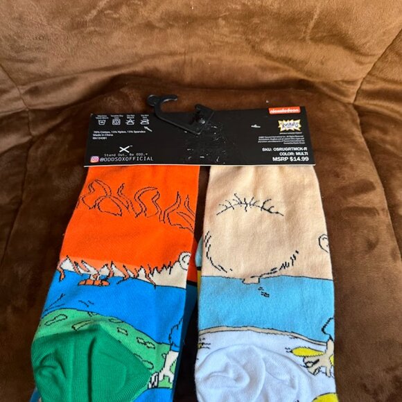 ODD SOX Nickelodeon Rugrats Crew socks - Picture 4 of 5